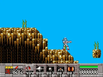 Turrican (USA, Europe) (Unl) screen shot game playing